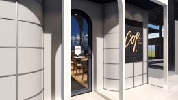 Design, manufacture and installation of stores: Cop Coffee, Rayong